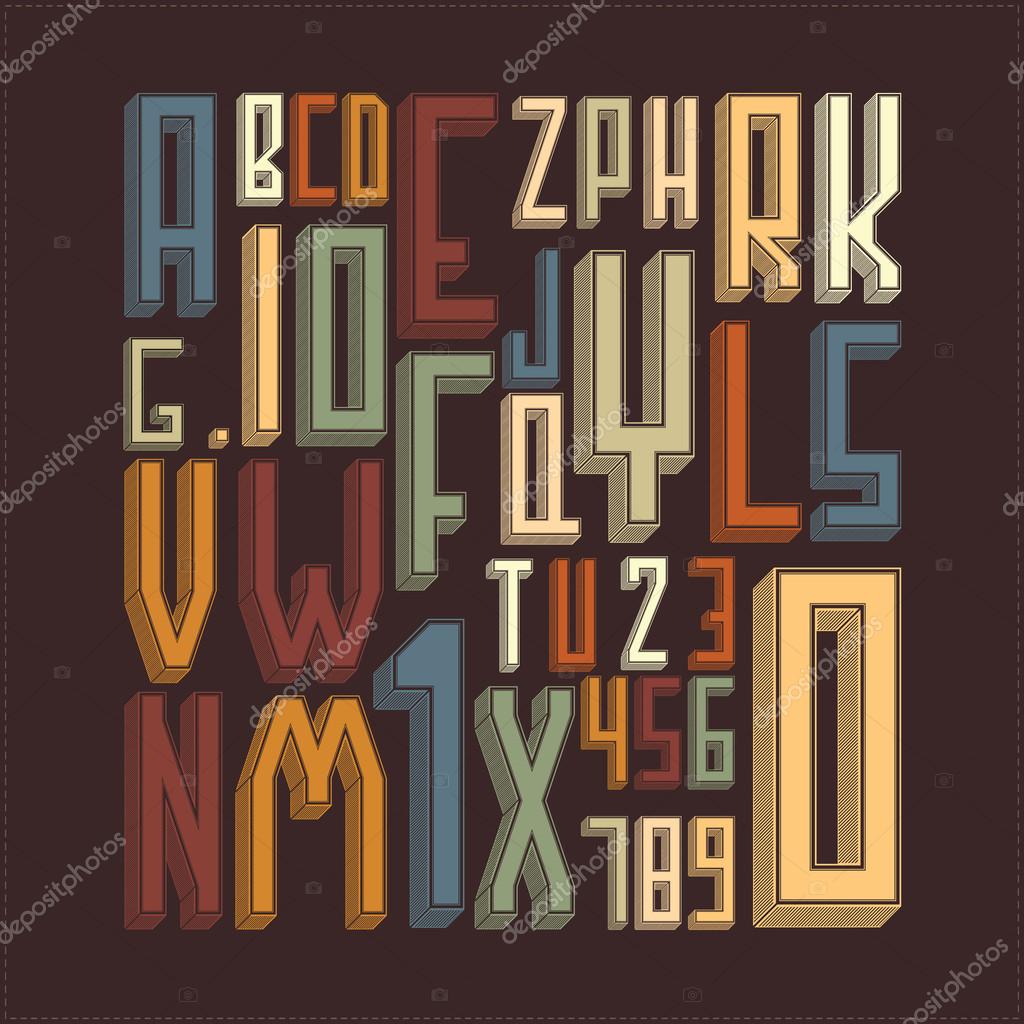 Cartoon Letters Stock Vector (Royalty Free) 114080734