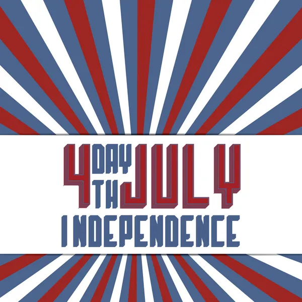 Independence Day of America — Wektor stockowy