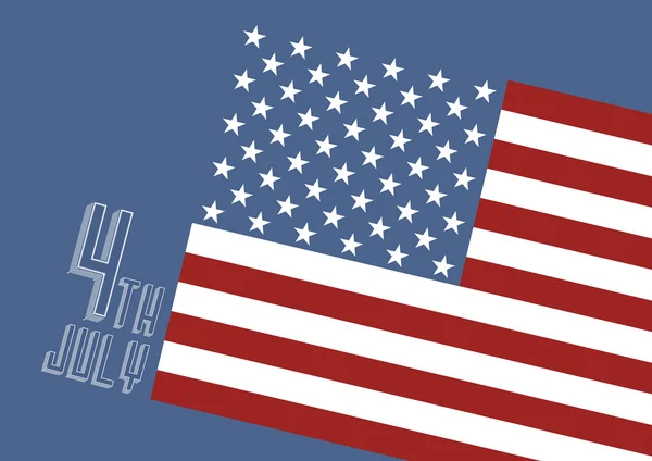 アメリカの独立記念日 — ストックベクタ