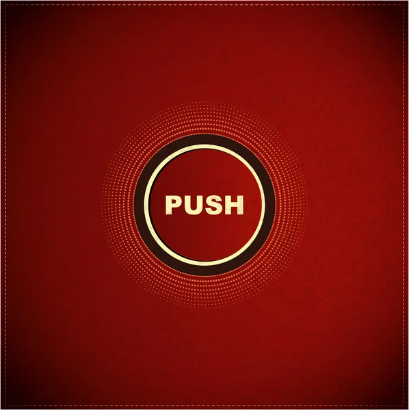 Pulse el botón etiquetado — Archivo Imágenes Vectoriales