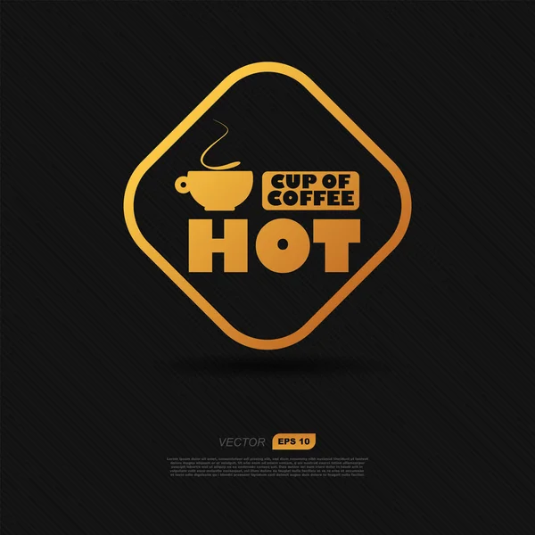 Coffee cup symbol — Stock Vector