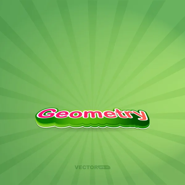 Geometry — Stock Vector