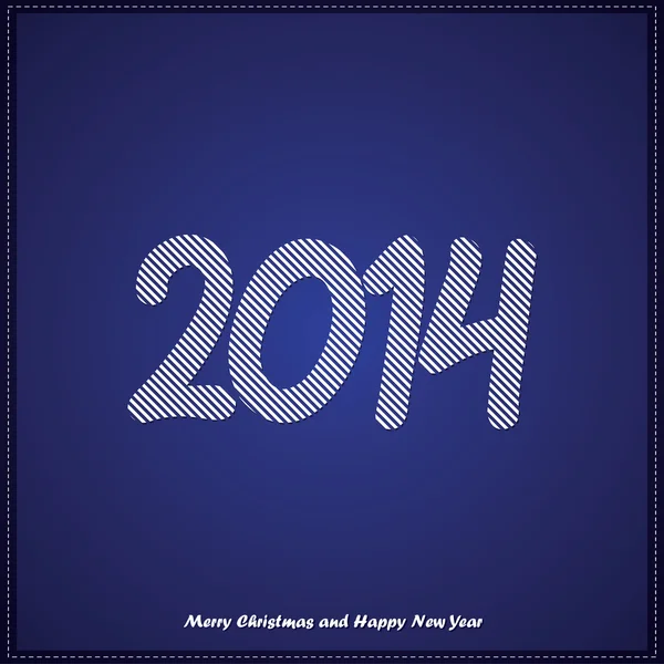 Feliz Año Nuevo 2014 — Vector de stock