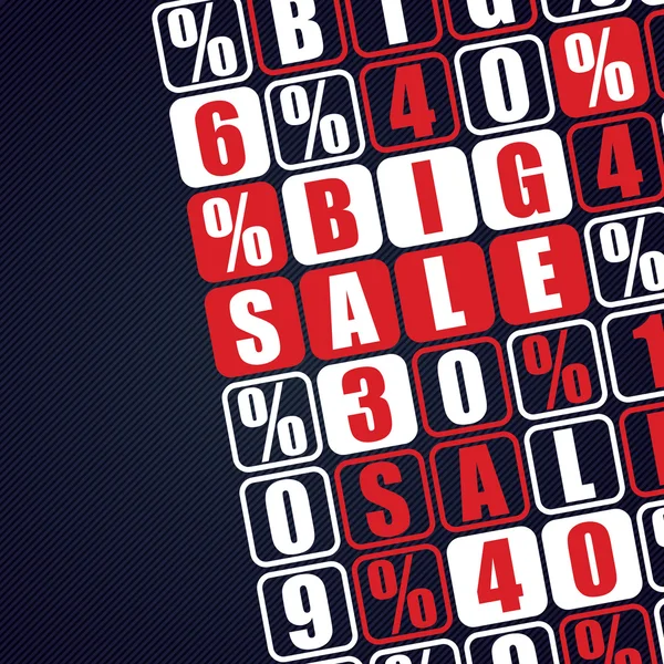 Big sale background. vector — Stock Vector