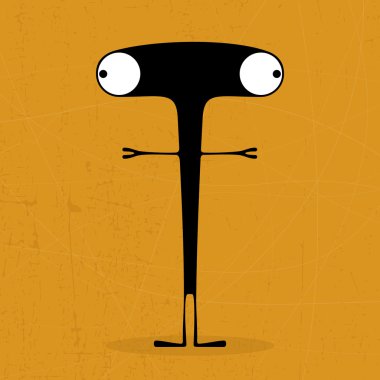 schattig monsters geïsoleerd op wit. vector