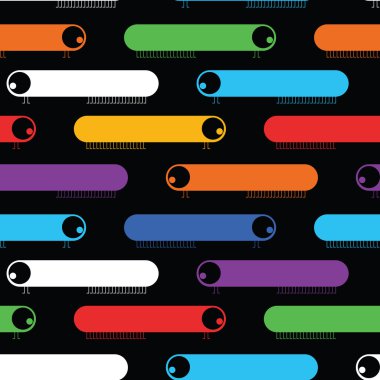 Sevimli Canavarlar - Dikişsiz desen