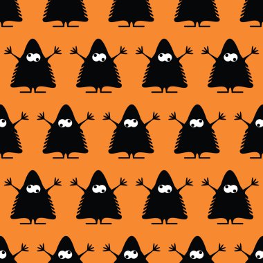 Sevimli Canavarlar - Dikişsiz desen