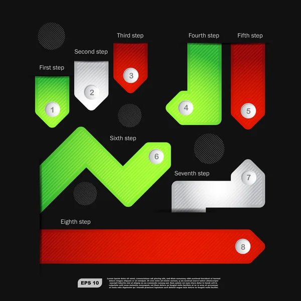 Conjunto de setas diferentes — Vetor de Stock