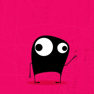 schattig monsters geïsoleerd op wit. vector