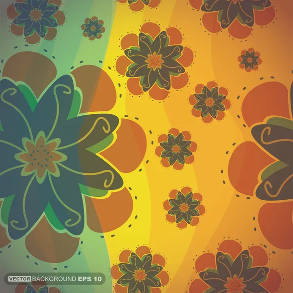 Fondo floral. — Vector de stock