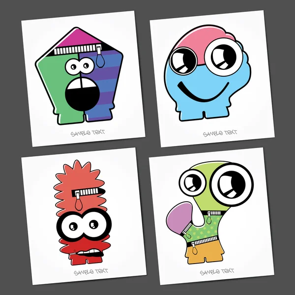 Monsters — Stock Vector