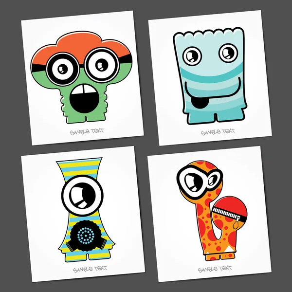 Monsters — Stock Vector