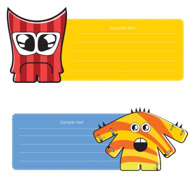 çizgi film canavarı