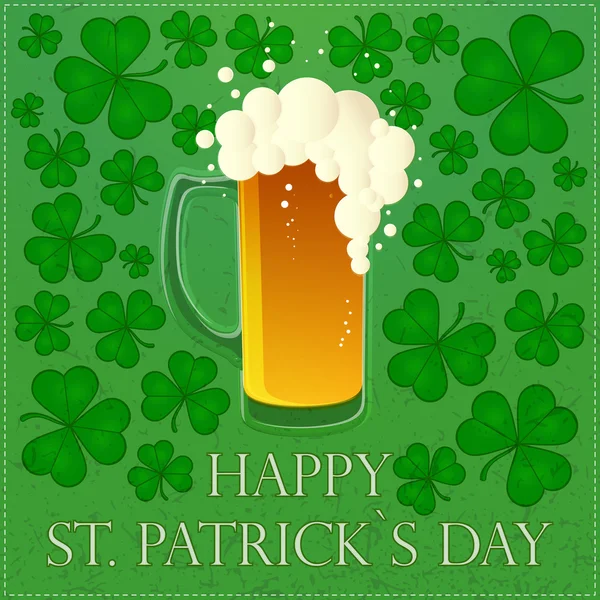 Glad st.patrick dag. — Stock vektor