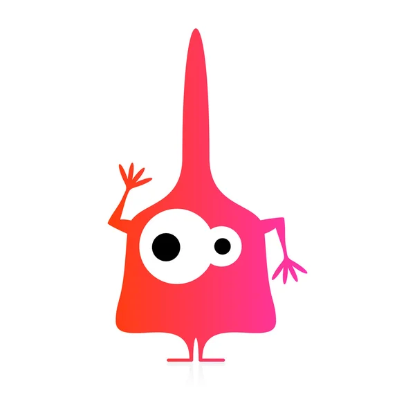 Schattig monster — Stockvector