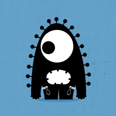 schattig monsters geïsoleerd op wit. vector