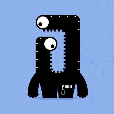 schattig monsters geïsoleerd op wit. vector