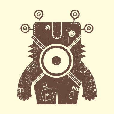 schattig monsters geïsoleerd op wit. vector