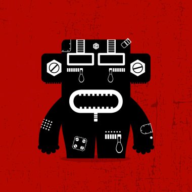 schattig monsters geïsoleerd op wit. vector