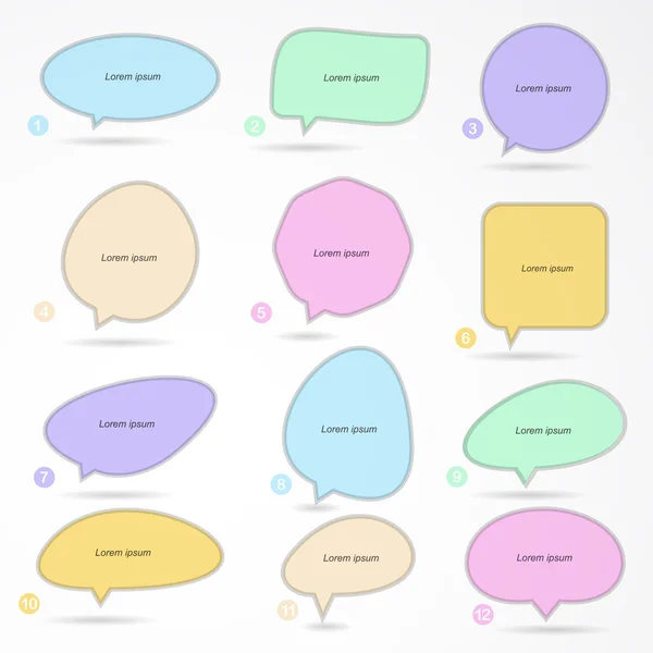 Chat bubbles — Stock Vector