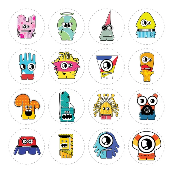 Monsters — Stock Vector