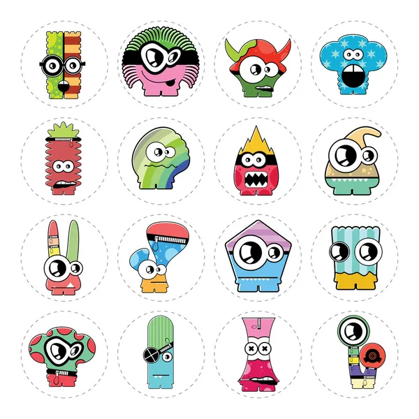 Monsters — Stock Vector