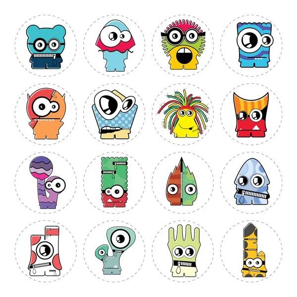 Monsters — Stock Vector