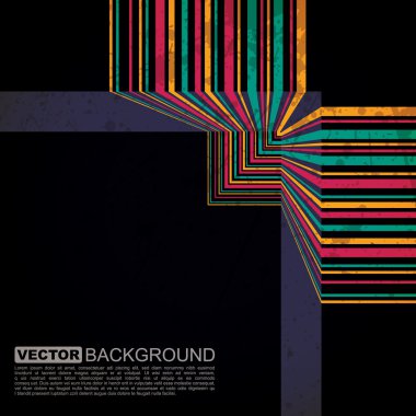 Abstract retro background