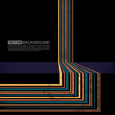 Abstract retro background