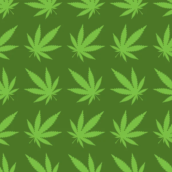 Cannabisblätter — Stockvektor