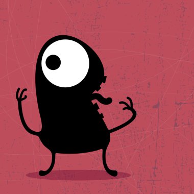 schattig monsters geïsoleerd op wit. vector