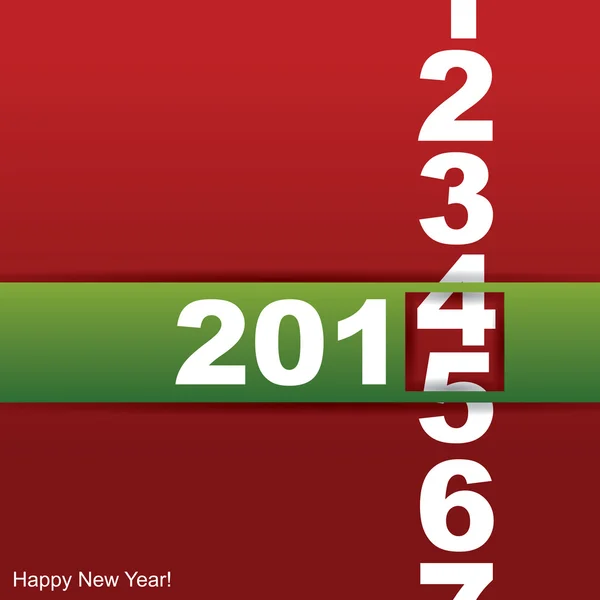 Happy New Year card. — Stock Vector