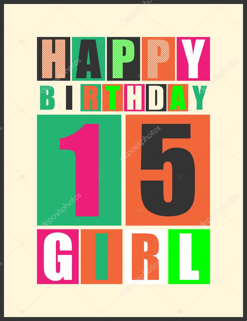 happy 15th birthday card