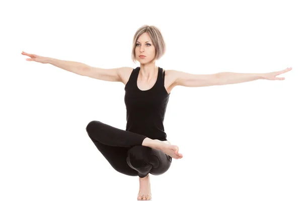 Woman doing yoga — Stock Photo, Image