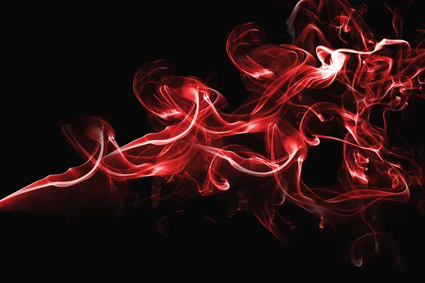 Kırmızı soyut duman tasarım — Stok fotoğraf