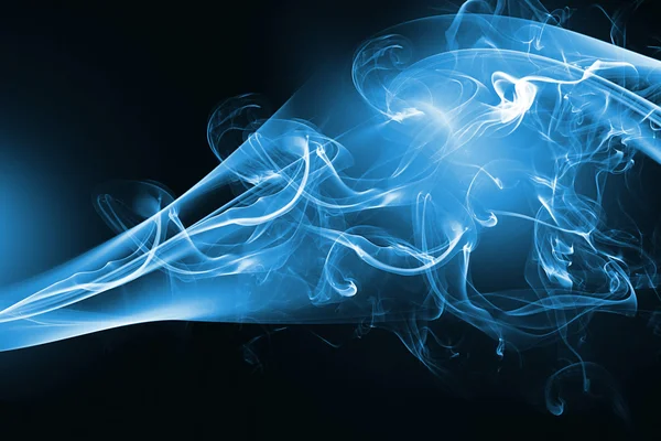 Diseño de humo abstracto azul — Foto de Stock