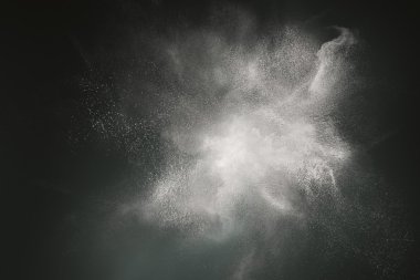 Abstract dust cloud design clipart