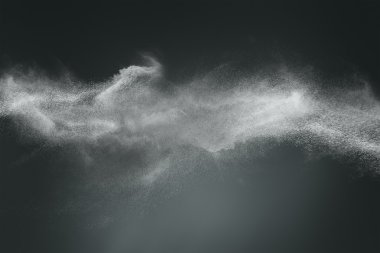 Abstract dust cloud design clipart