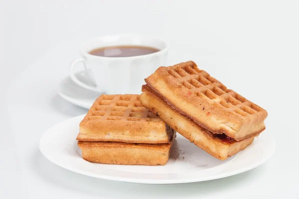 Belgian waffles — Stock Photo, Image