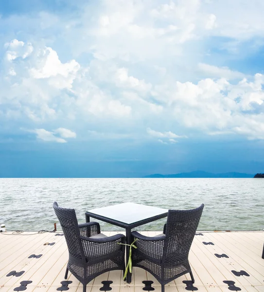 Beach chairs — Stock Photo, Image