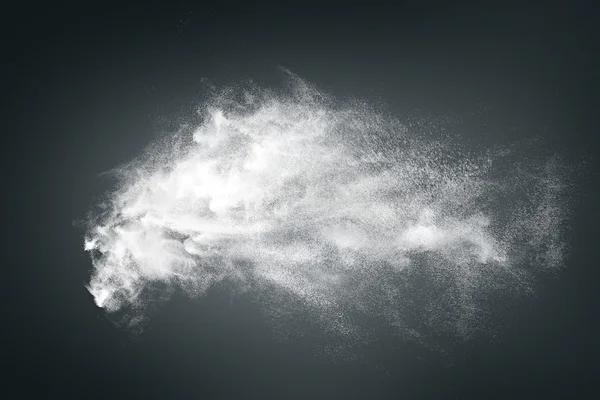 抽象设计的白色粉末云 — 图库照片
