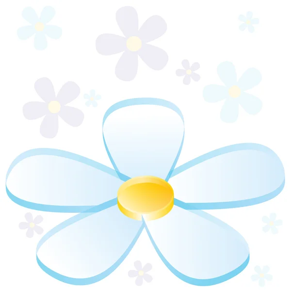 Graphique de fleurs 3D — Image vectorielle