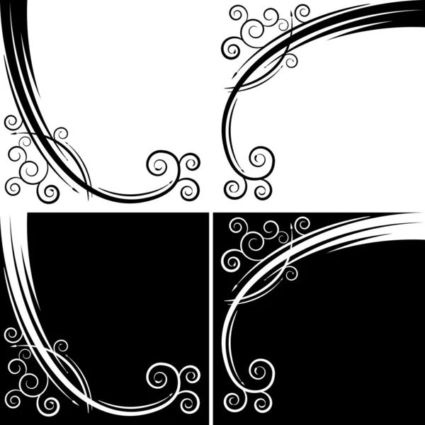 Abstract Swirl Curve — Stock Vector