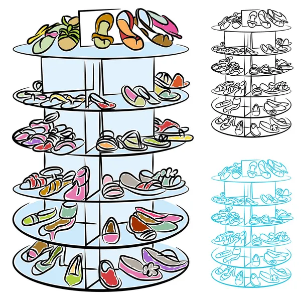 Zapatos para mujer — Vector de stock