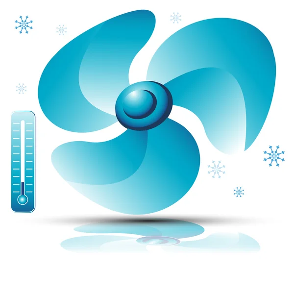 Cooling Fan — Stock Vector