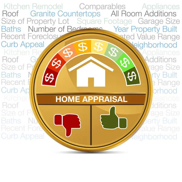 Home Appraisal — Stock Vector