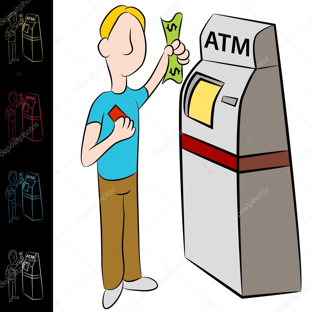 Bank ATM Money Kiosk Machine