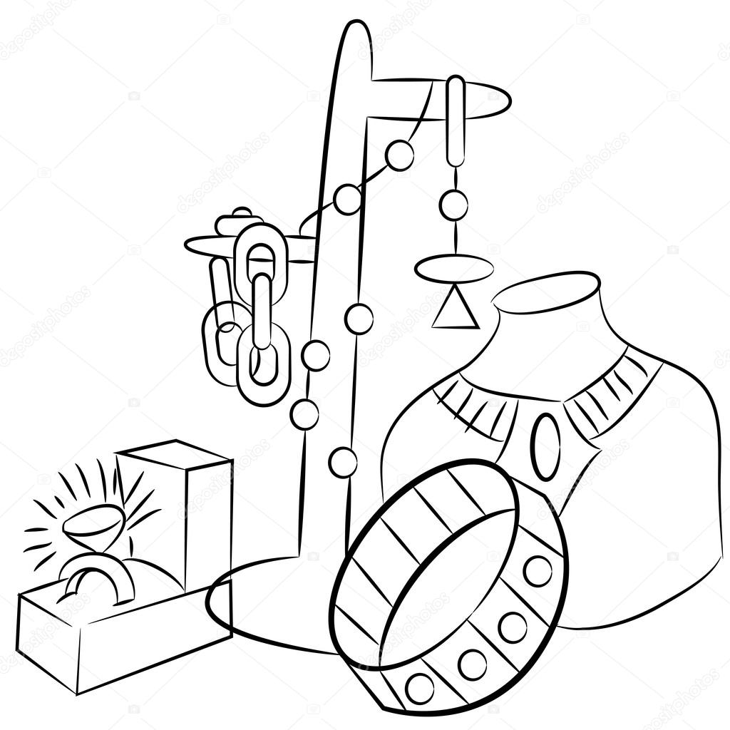 jewelry drawing