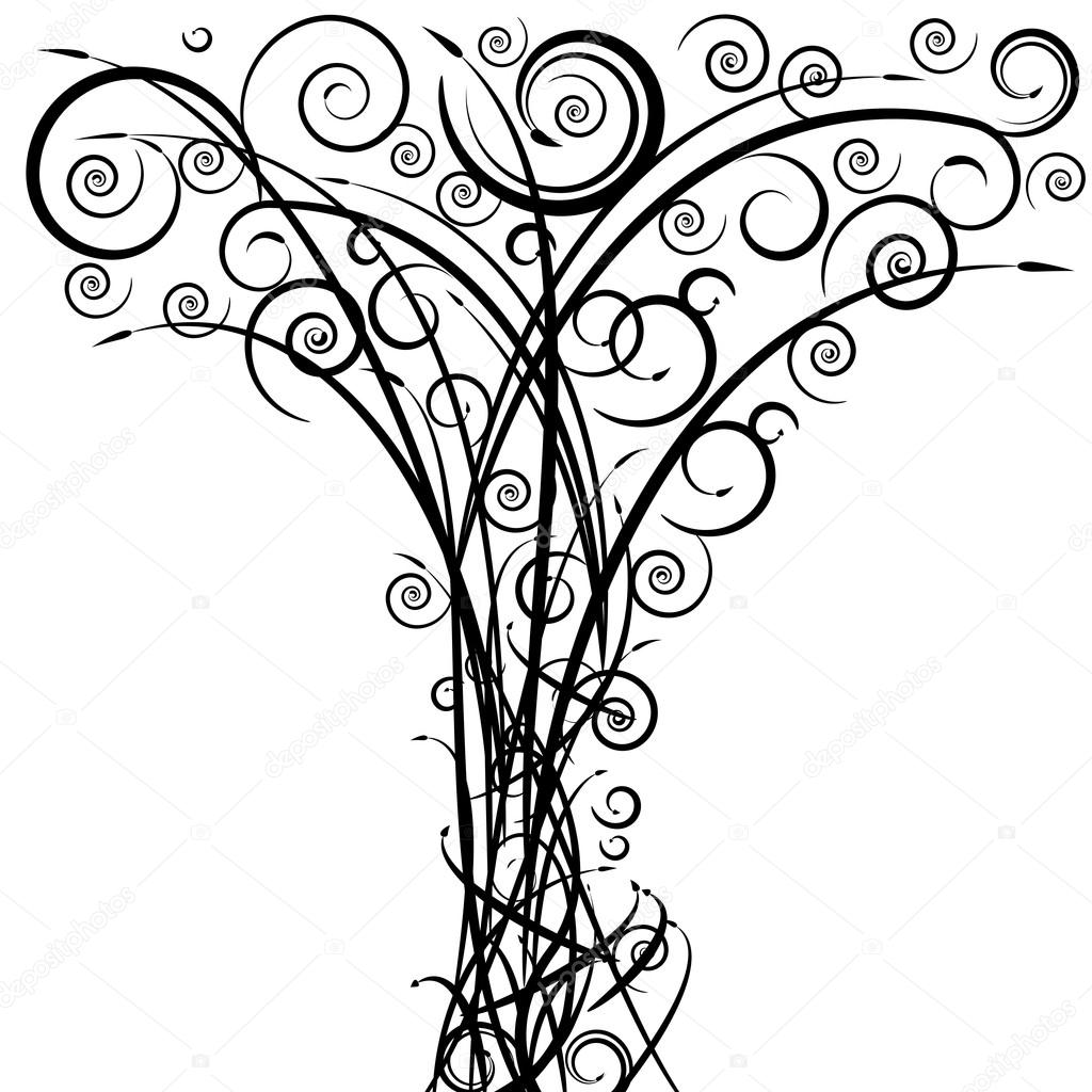 Swirl Arrow Tree