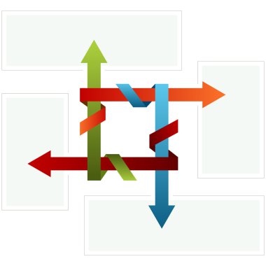 katlanmış ok grafiği